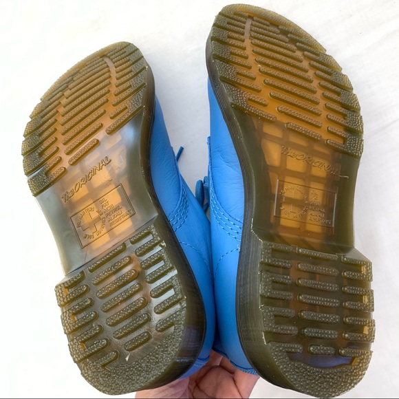 🎉HP🎉NWOT Authentic Dr. Martens Blue Leather Boots - Picture 10 of 10